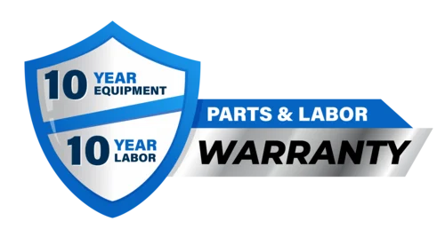 10+10 Warranty Badge